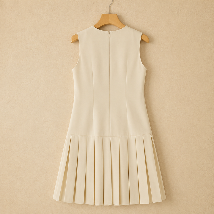 Aveline Pleated Midi Dress