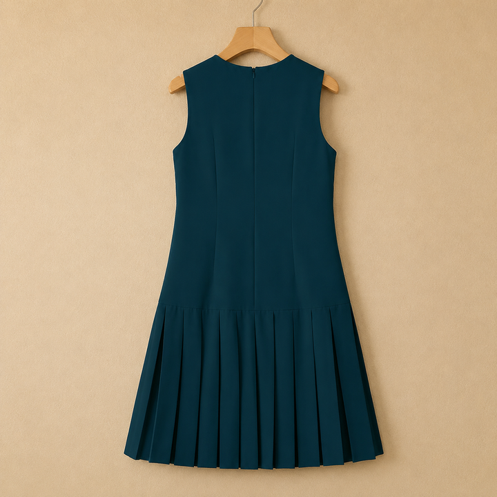 Aveline Pleated Midi Dress