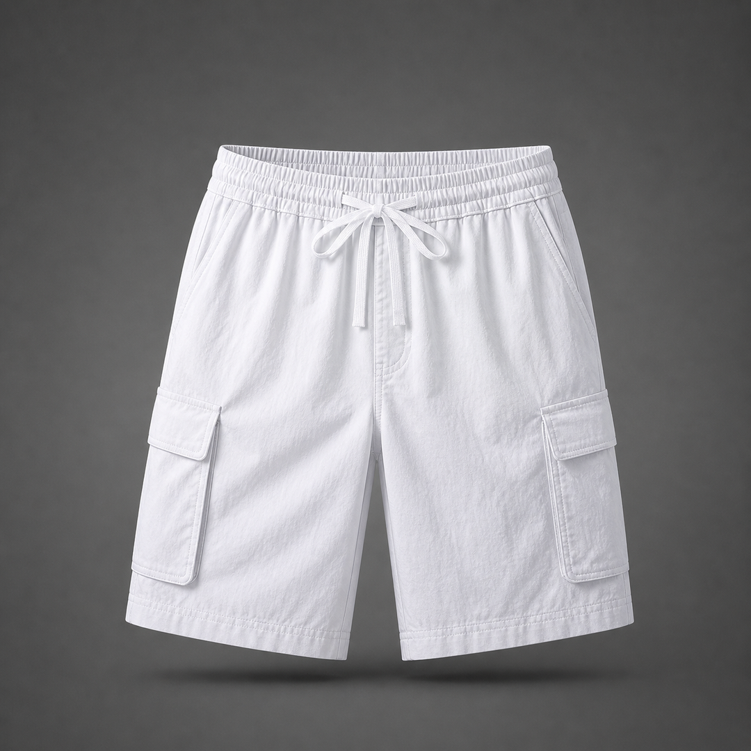 Arlo Relaxed Drawstring Cargo Shorts