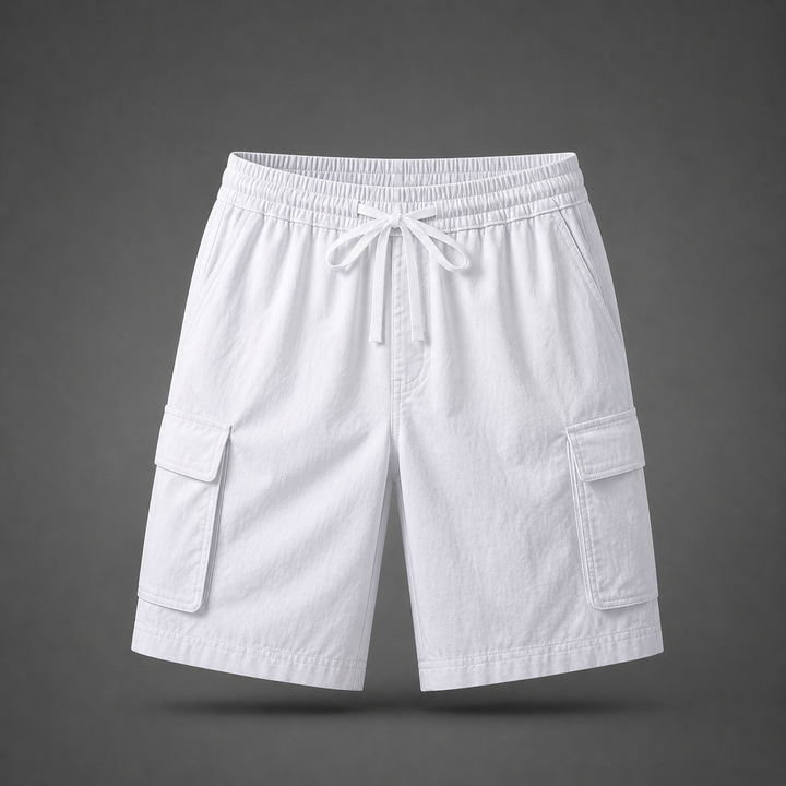 Arlo Relaxed Drawstring Cargo Shorts