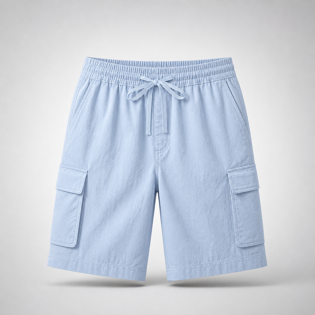 Arlo Relaxed Drawstring Cargo Shorts