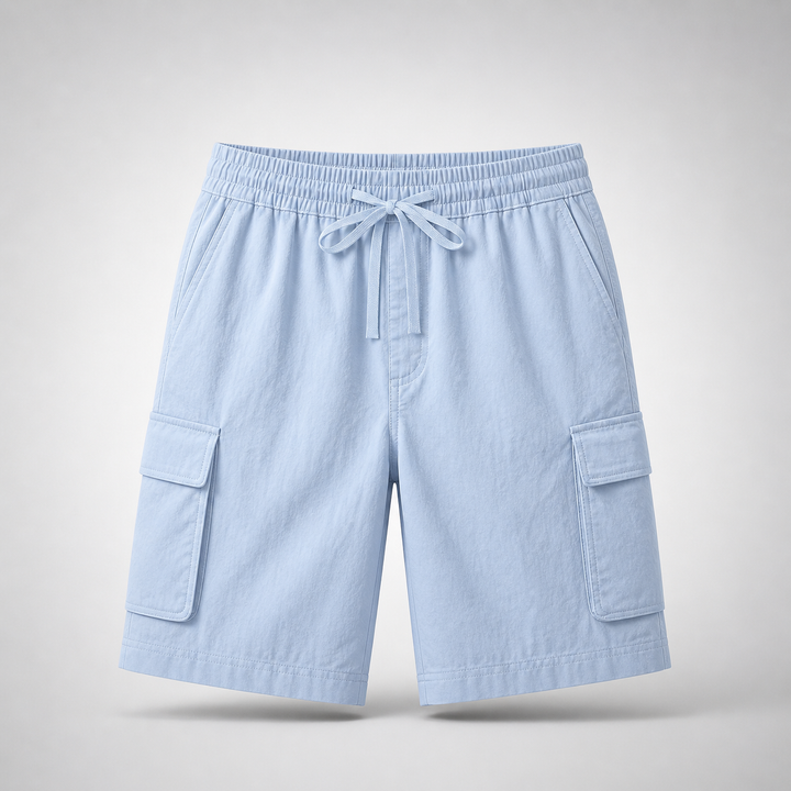 Arlo Relaxed Drawstring Cargo Shorts