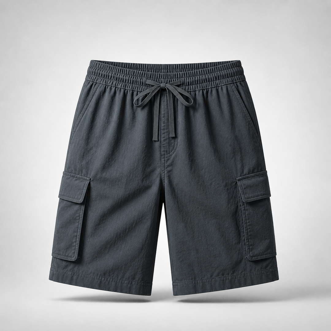 Arlo Relaxed Drawstring Cargo Shorts