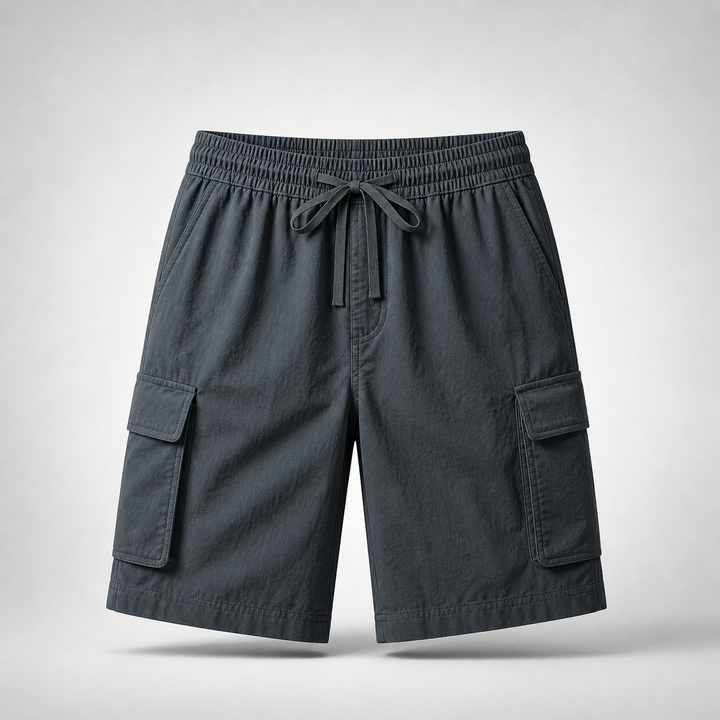 Arlo Relaxed Drawstring Cargo Shorts