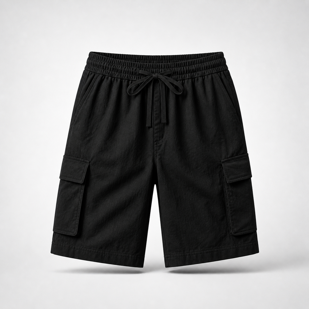 Arlo Relaxed Drawstring Cargo Shorts