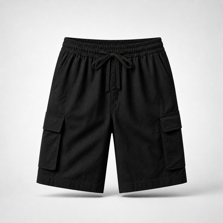 Arlo Relaxed Drawstring Cargo Shorts