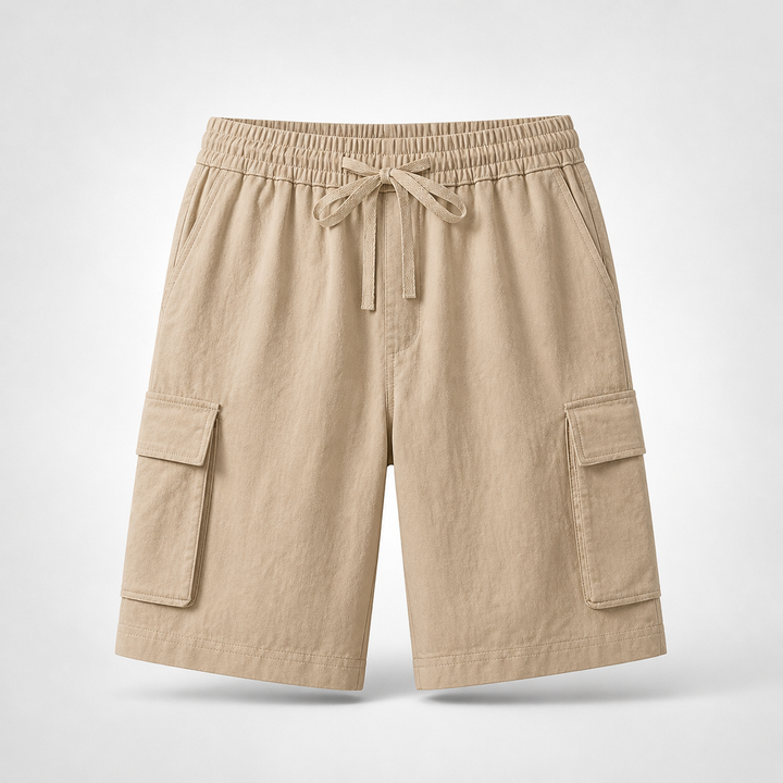 Arlo Relaxed Drawstring Cargo Shorts