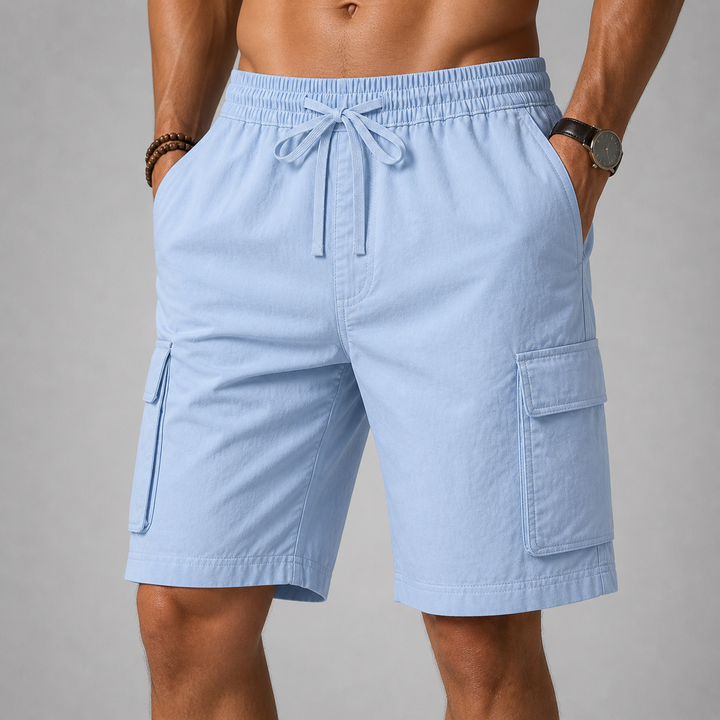 Arlo Relaxed Drawstring Cargo Shorts