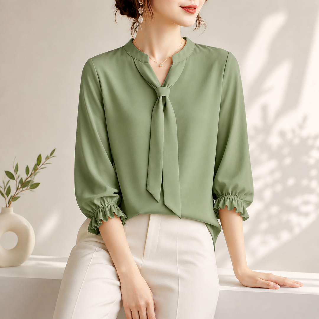Celene Tie-Neck Top