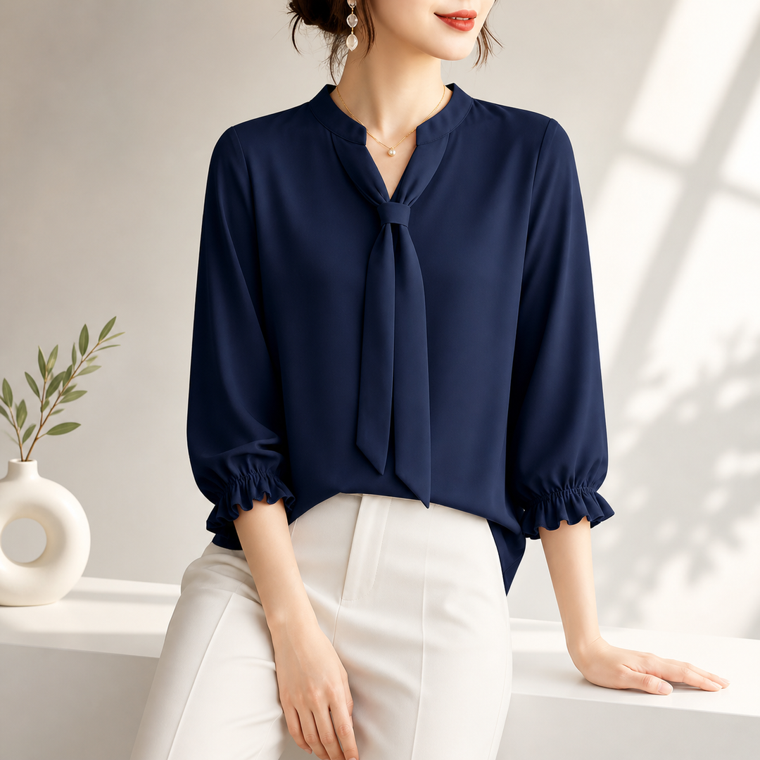 Celene Tie-Neck Top