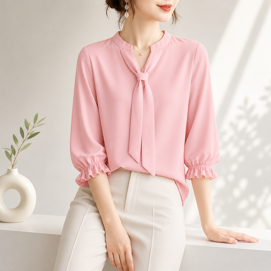 Celene Tie-Neck Top