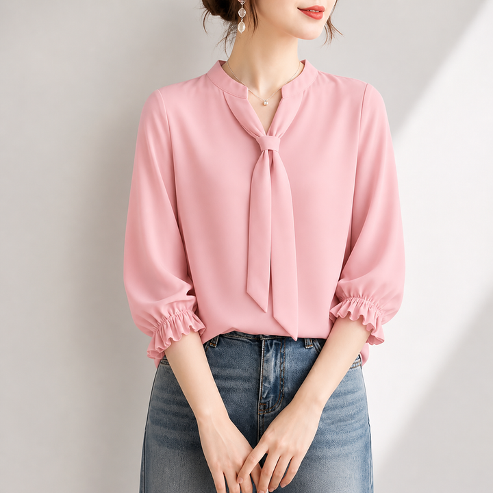 Celene Tie-Neck Top