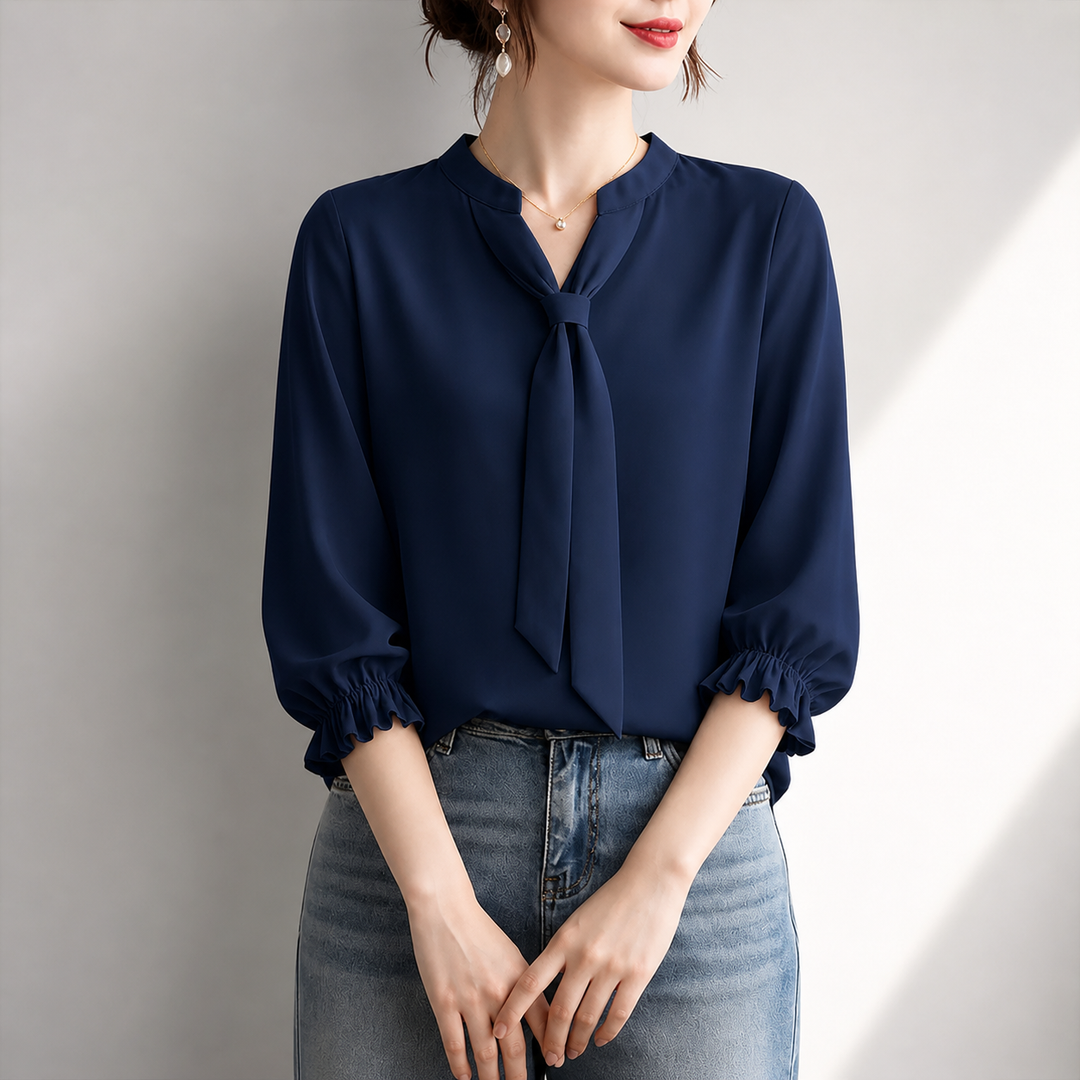 Celene Tie-Neck Top