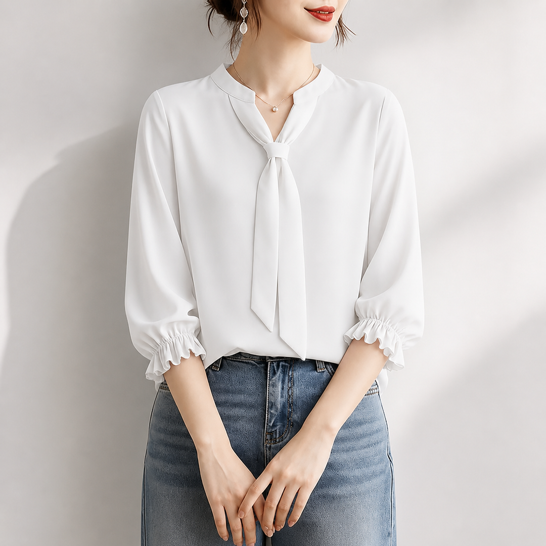 Celene Tie-Neck Top