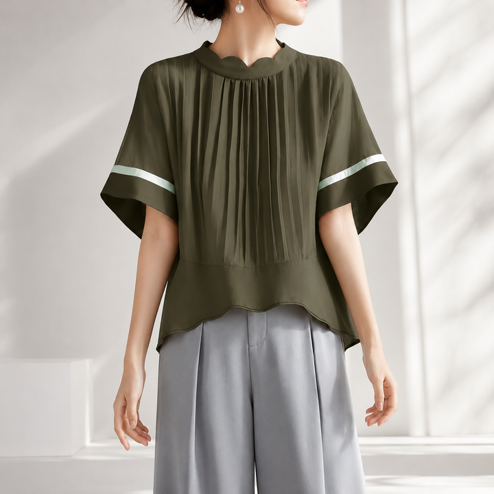Alouette Pleated Blouse