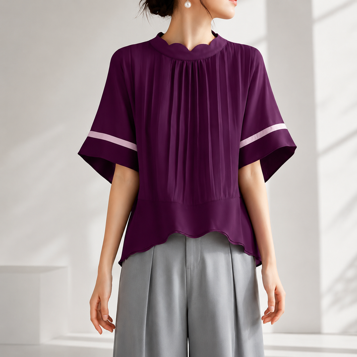 Alouette Pleated Blouse