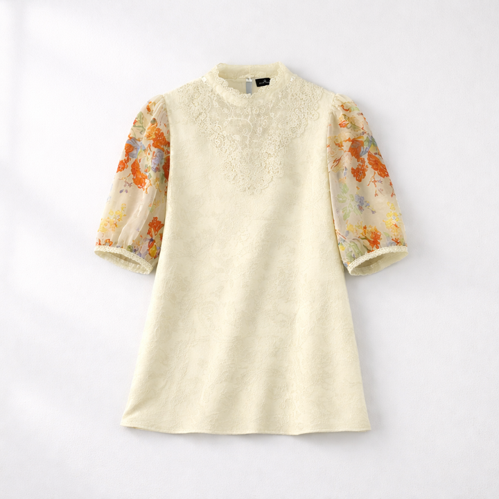 Caroline Floral Sleeve Blouse