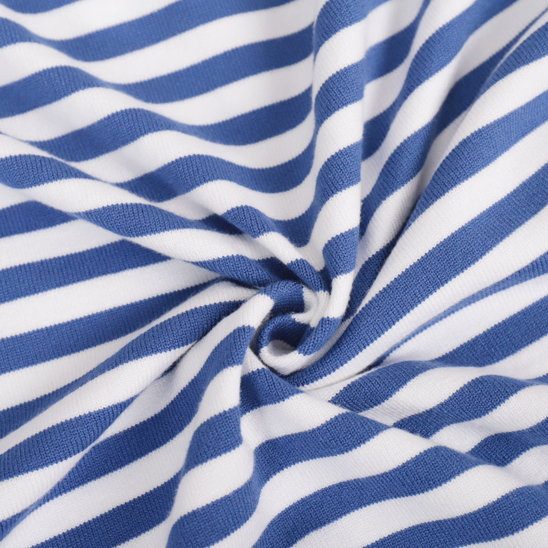 Elara Striped Knit Long Sleeve Top