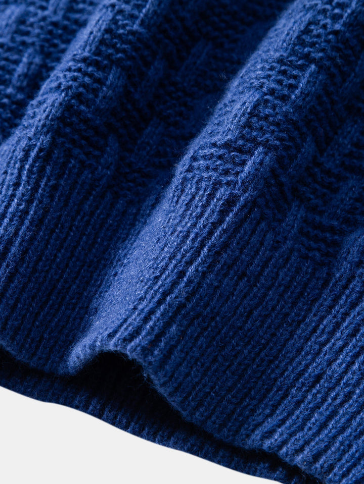 Brighton Color Block Knit Hoodie