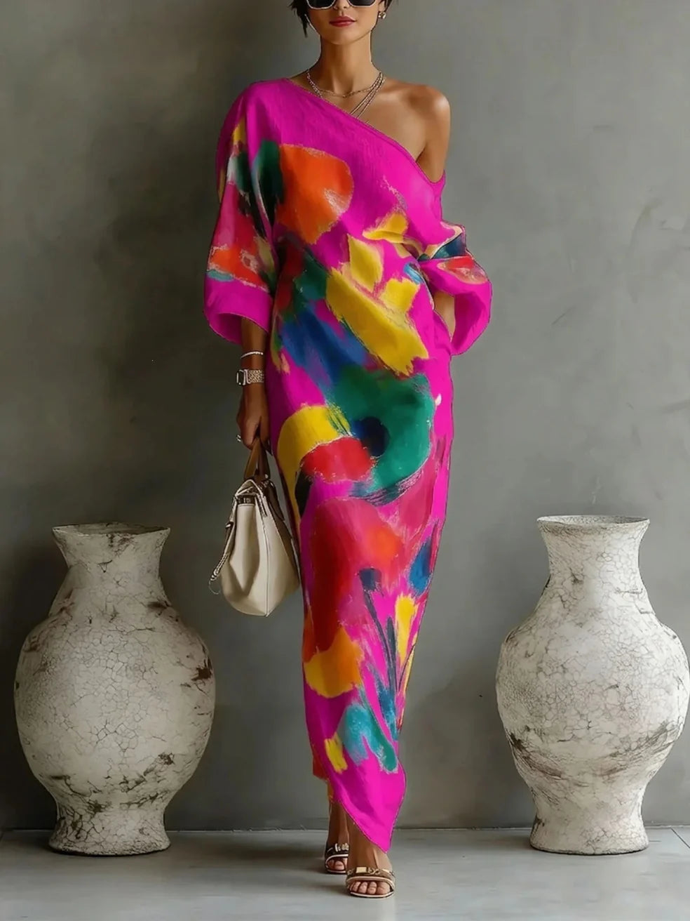 Aria™ Abstract Maxi Dress