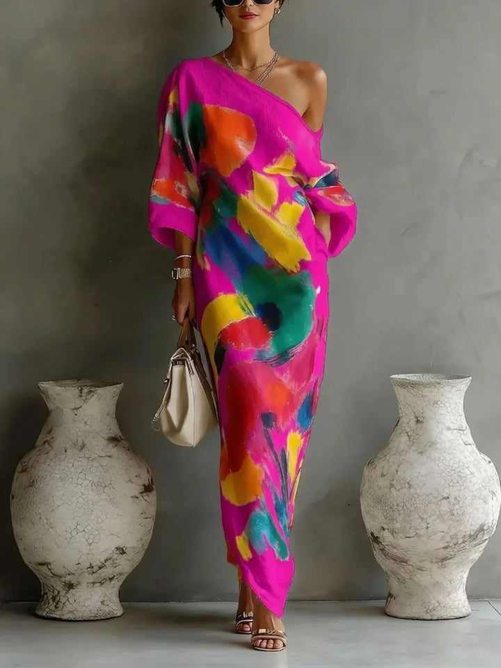 Aria™ Abstract Maxi Dress