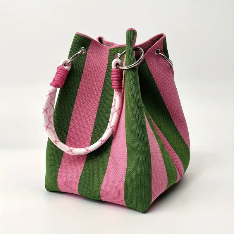 Ashbourne™ Striped Bucket Bag
