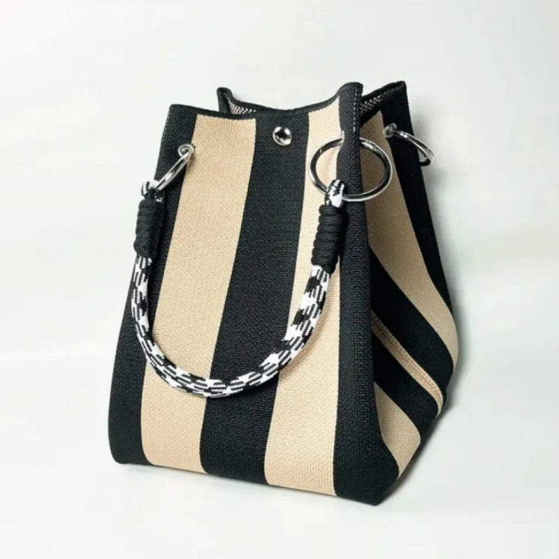 Ashbourne™ Striped Bucket Bag