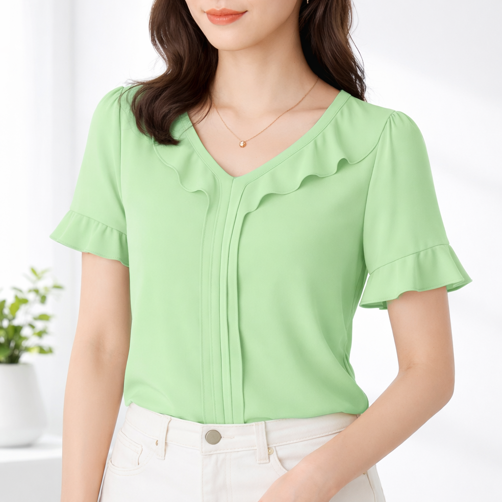 Celeste Ruffle Blouse