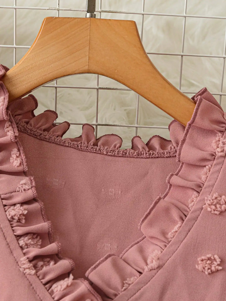 Belle Ruffle Sleeveless Blouse