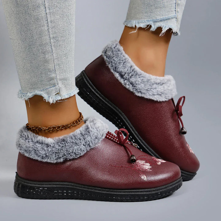 Aria Flora Fur Boots