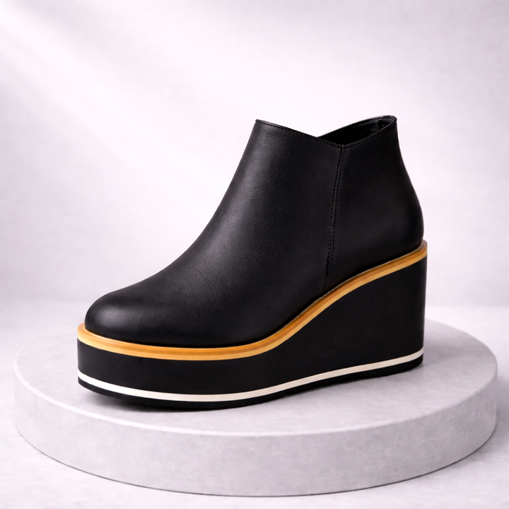 Alina Platform Wedge Boots
