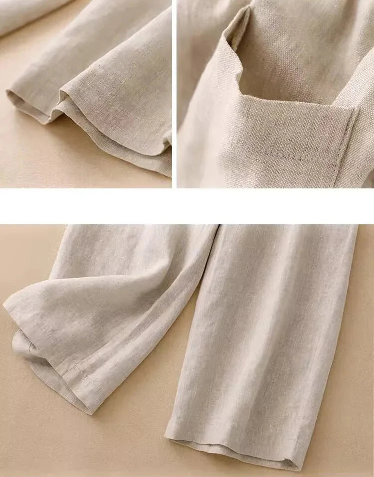Arlette Cotton Linen Pants
