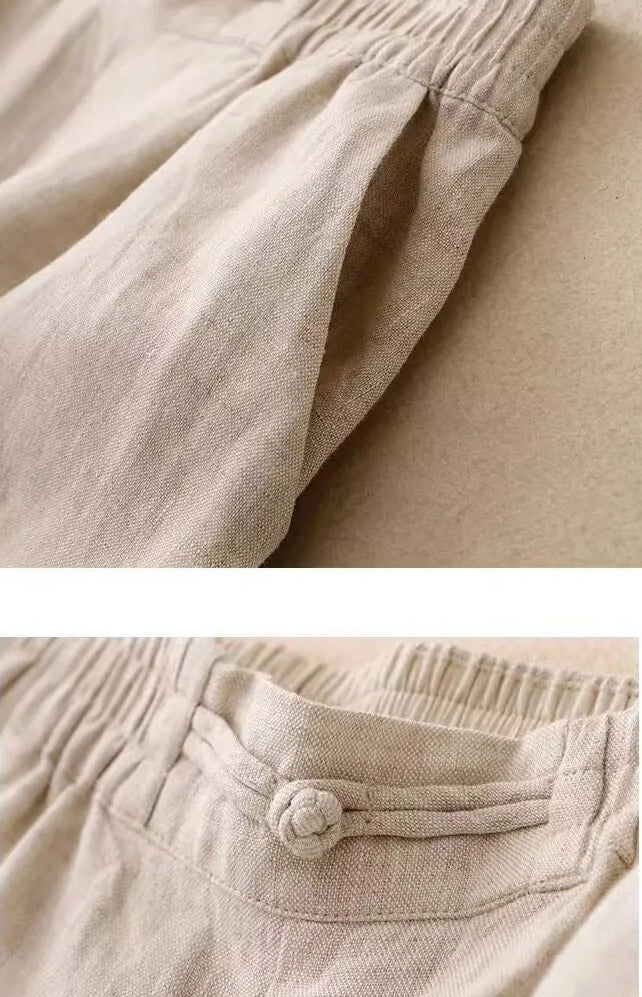 Arlette Cotton Linen Pants