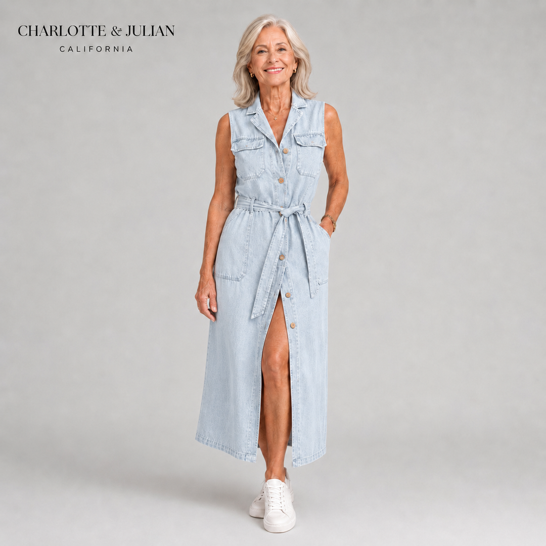 Vivienne™ Denim Maxi Dress