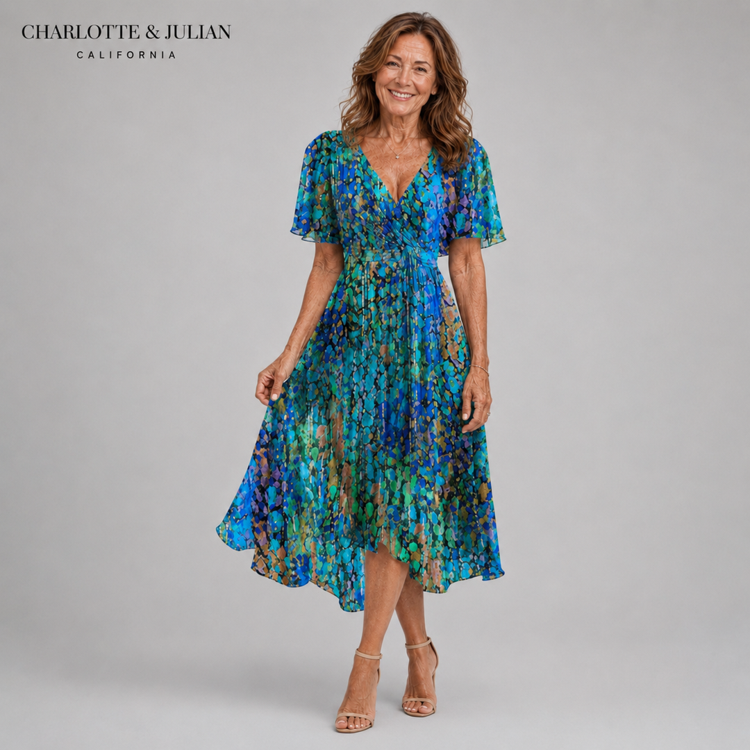 Celeste™ Wrap Midi Dress