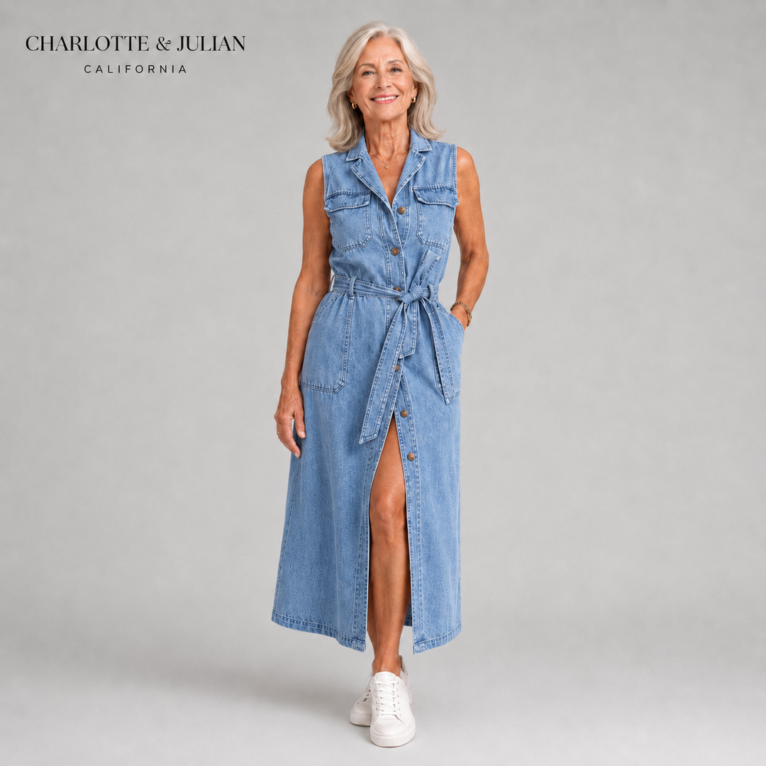 Vivienne™ Denim Maxi Dress